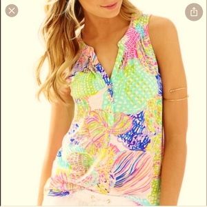 GUC Lilly Pulitzer Essie top size Small